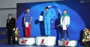 Le podium en lance imposé aux 16e Championnats d'Europe de Wushu